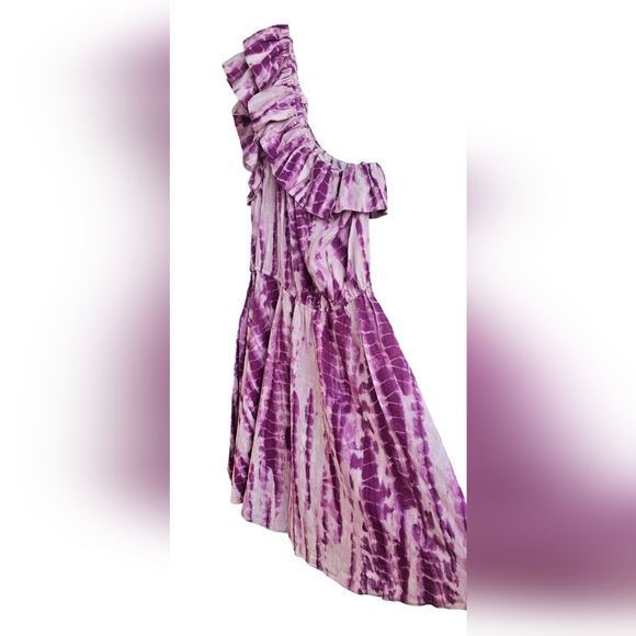 LINI - NEW Ruffled Tie-Dye Mini Dress - Picture 3 of 11